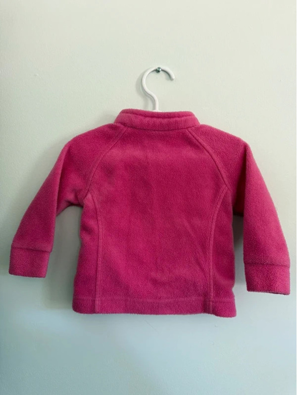 6-12M Pink Columbia Zip up Sweatshirt - Picture 3 of 7